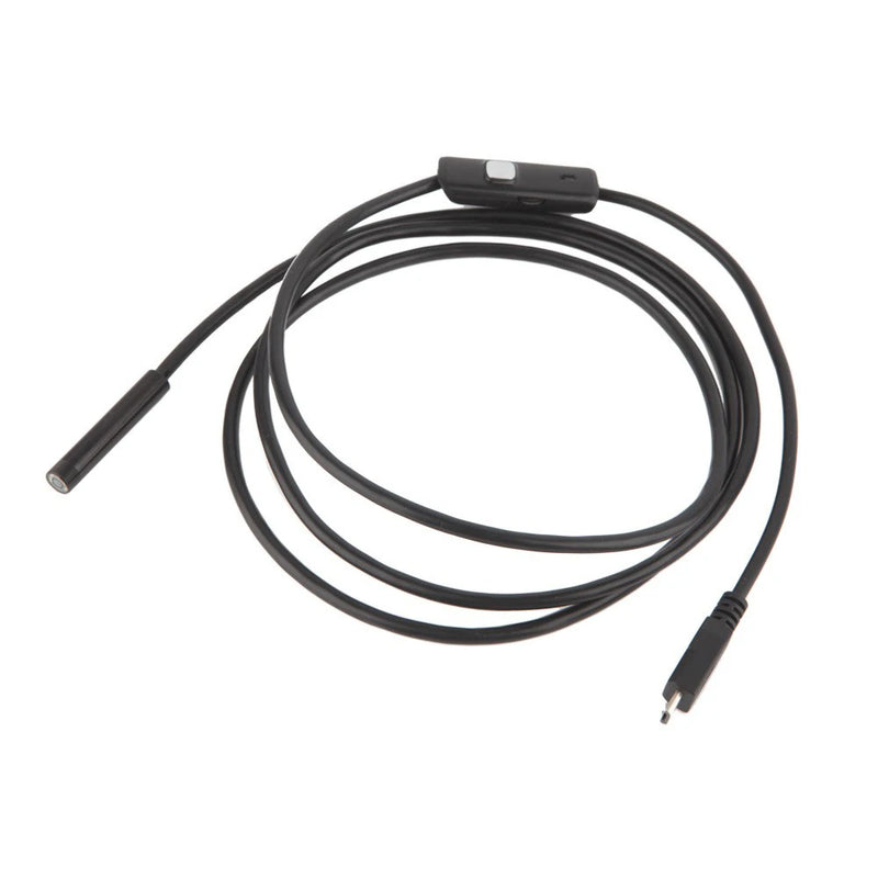 7MM for Android Endoscope Micro USB Mini Camera Pipe car Inspection Borescope 6 LEDs Waterproof for Smartphone PC