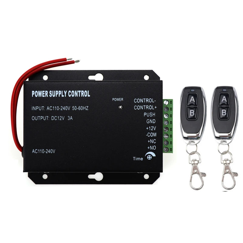 DC12V With Remote Control Door Access Control system Switch Power Supply 3A For Electric Lock RFID Fingerprint Access Control