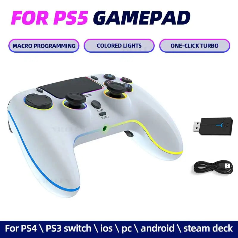 Wireless Gamepad For PS5 Controller For playstation 5 DualSense PS4/PS3 PC Gaming Controller with Vibration/Multi Touch Joystick