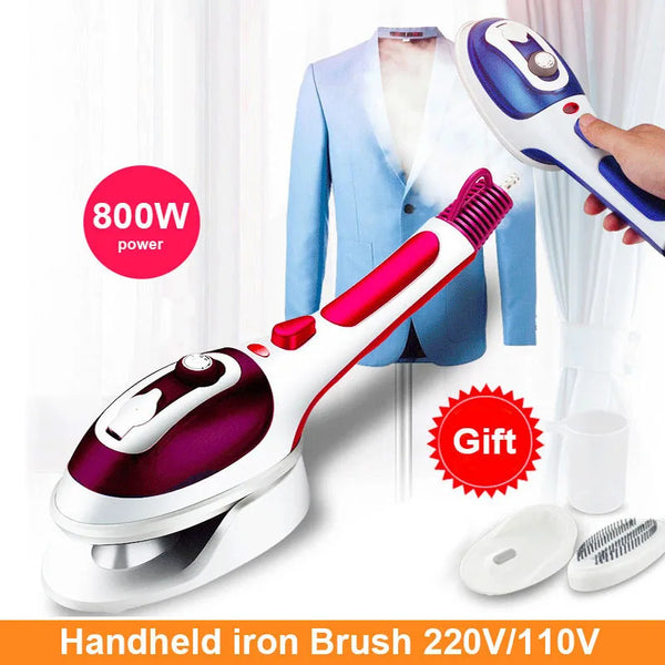 110V/220V Steam Iron Handheld Garment Steamer Clothes 800W Electric Steam Iron High Quality Portable Traveling Clothes Steamer