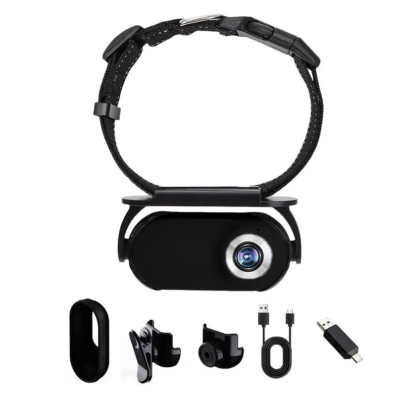 Cat Collar Camera For Pet Cameras & Monitors With Wide Angle Lens Mini Portable Stable Sport Action Body Camera With Video K5F6