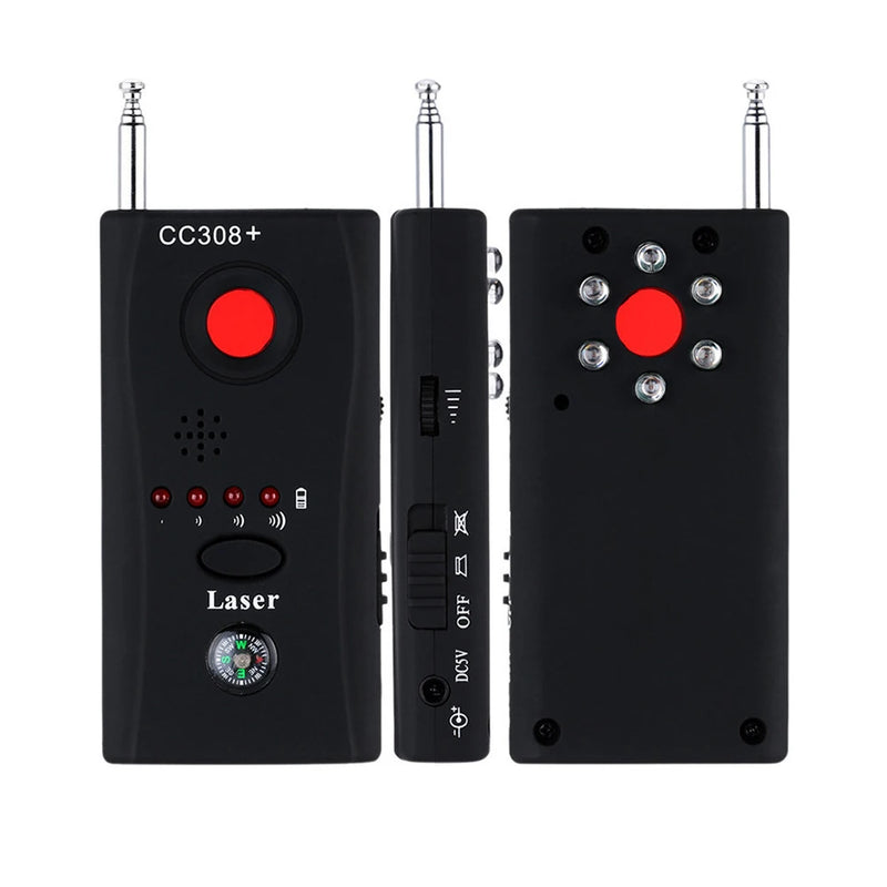 Full Range Scan Wireless Camera Lens Signal Detector CC308+ Radio Wave Signal Detect Camera Full-range WiFi RF GSM Device Tracer