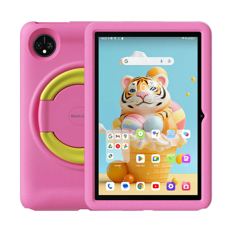 Blackview Tab 80 Kids Tablet,10.1" HD Display 4G WIFI Tablets,4GB+64GB Octa-core T606, 7680mAh Android 14 for Children Education