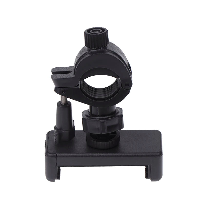 1Set SLR Camera Phone Holder For Circular Lamp Tripod Phone Live Streaming Bracket Automatic Clamping 360 ° Rotating Bracket