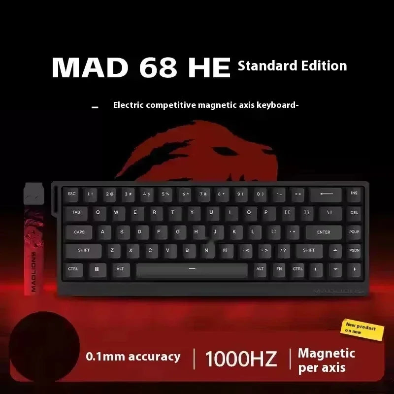 VGN VXE MADLIONS Madcatz Mad60/68HE Mechanical Keyboards Switch 8K Polling Rate Hot Swap Low Delay Customize Gaming Keyboard