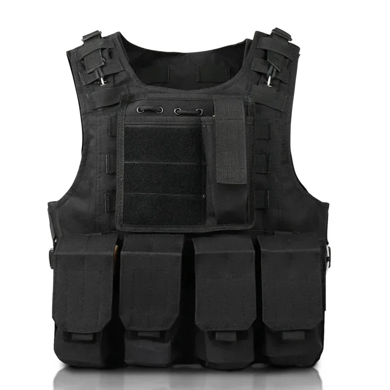 Children Outdoor CS Shooting Protection Gear Vest Kid Hunting Combat Training Camping Hunting Multi-function Tactical Waistcoat