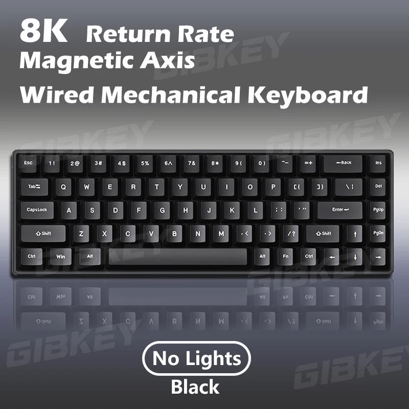 RGB Magnetic Axis Mechanical Keyboard 8K Return Rate Gaming Keyboard Hot Swappable switch Custom Key Range Game Esports keyboard