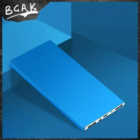 Universal Large capacity power bank rated 10000mAh Android ultra-thin mobile phone universal mobile power bank BCAK