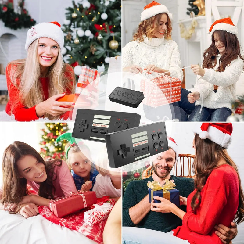 8 Bit 620 Games In 1 Mini Game Console Wireless Gamepad AV Output Retro Video Handheld Game Console For NES