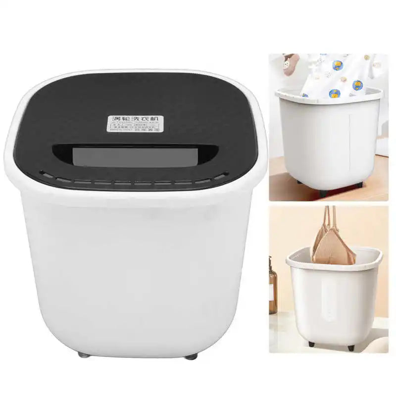 6L Mini Washing Machine Forward Reverse Rotation USB Power Supply 30min Automatic Power Off Portable Mini Washer Laundry Machine