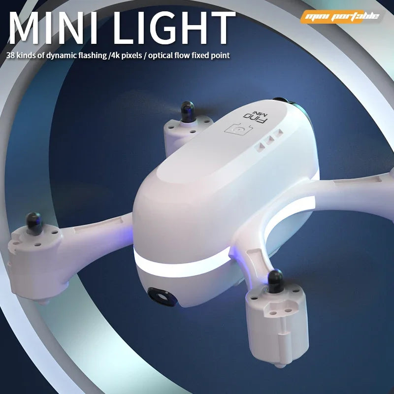 H28 Mini RC Drone Profesional Dual HD Camera Wifi Photography Fpv Profesional Quadcopter Optical Flow Drones Gifts Boys Toys