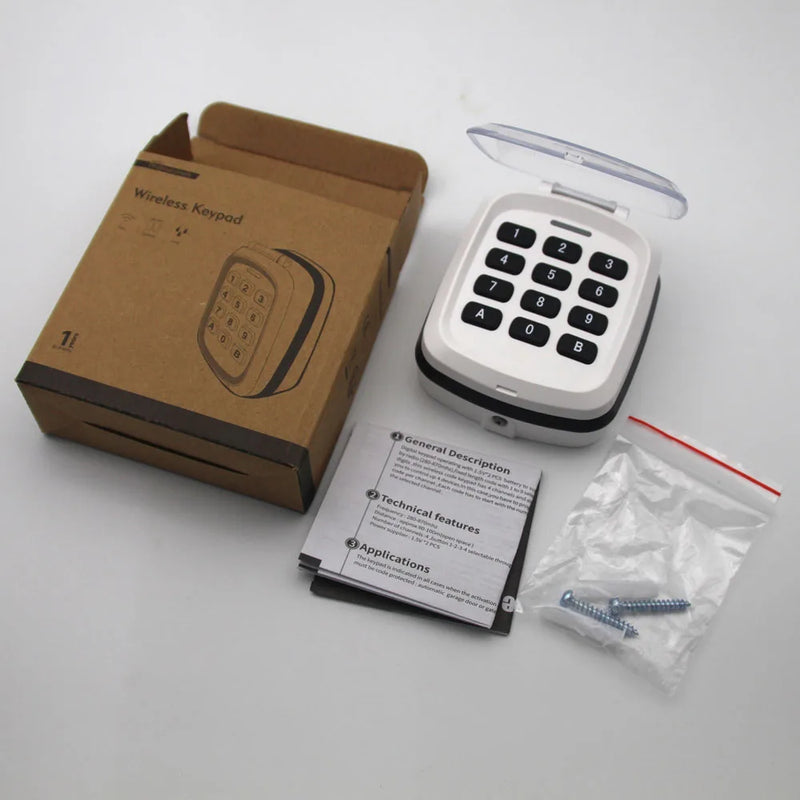 Universal Gate Garage Door Access Code Keypad 433MHz 868MHz 315MHz 330MHz 390MHz Duplicator IR FR RF Remote Control 280-870MHz