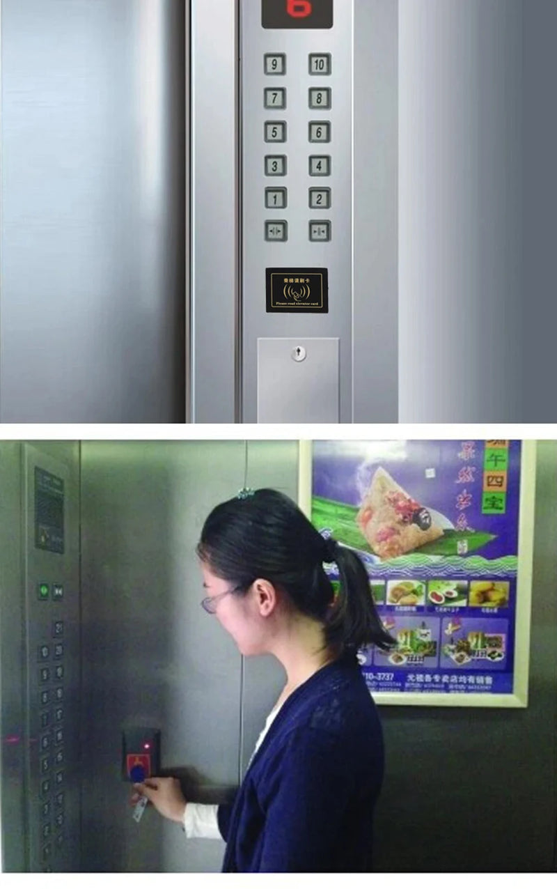 TCP/IP 10/20 Floors Biometric Fingerprint And RFID Card Reader Elevator Access Control Board Door Access control Panal System