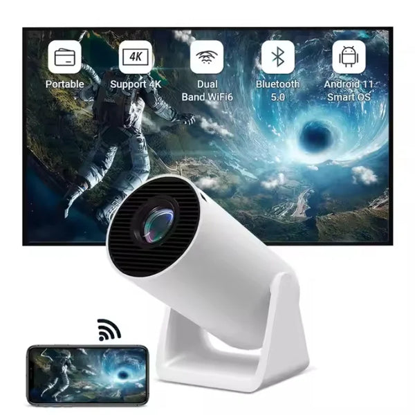 Wholesale L10 Pro Full HD 4K Android 11 System H713 Smart Projector 720P120 ANSI Lumens 1GB8GB WiFi 1080P Video Home Theater