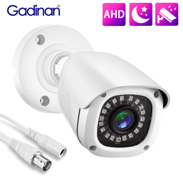 Gadinan HD 720P 1080P 5MP AHD Camera Home Wired Surveillance Infrared Night Vision Bullet Outdoor BNC CCTV Security Camera