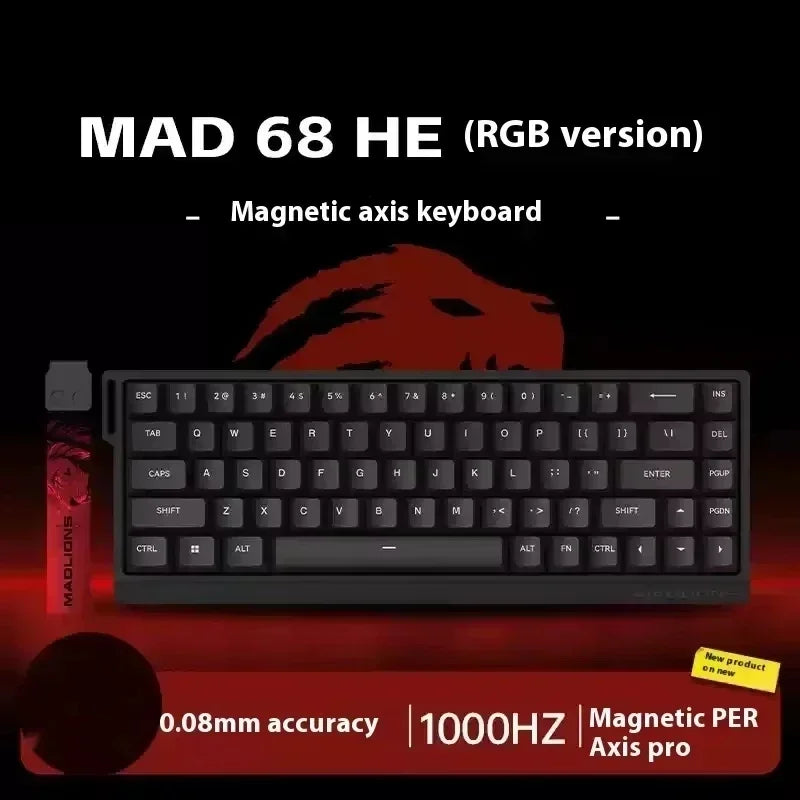 VGN VXE MADLIONS Madcatz Mad60/68HE Mechanical Keyboards 8K Polling Rate Low Delay Hot Swap Switch Gaming Keyboard for E-sports