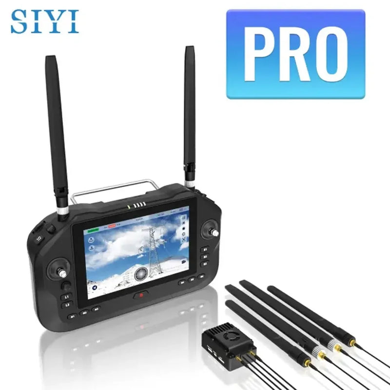 SIYI UniRC 7/7 Pro Dual Frequency Handheld Ground Station 7Inch 1080P 40KM Range Smart Controller for UAV UGV USV Robotics