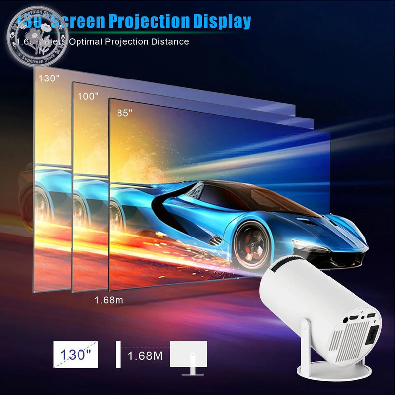 Projector Android Allwinner H713 support 4K HD projector game console