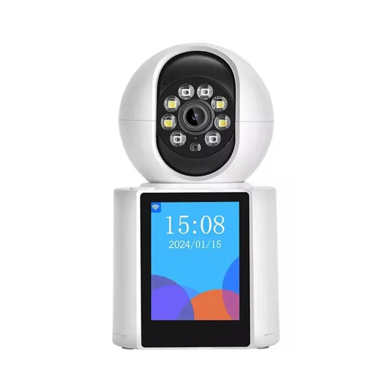 Two-way cameras for smart video calls, HD surveillance devices, WiFi, rotation, remote voice control