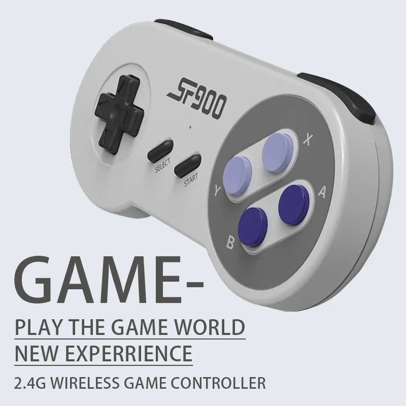 SF900 Video Game Console Hd TV Game Stick Wireless Controller Built in 4700 Games Handheld Game Player Gamepad For SNES For NES