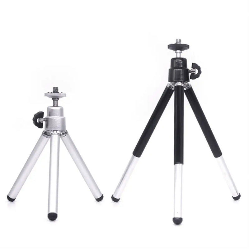 Metal Aluminum Alloy Projector Tripod Stand Holder 2 Section Mini Tripod Mobile Phone Tripod Camera Tripode Table Tripod