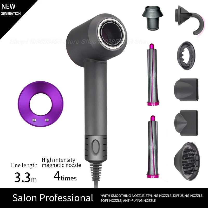 Super Hair Dryer Leafless Hairdryer Personal Hair Care Styling Negative Ion Tool Constant Anion Electric Hair Dryers