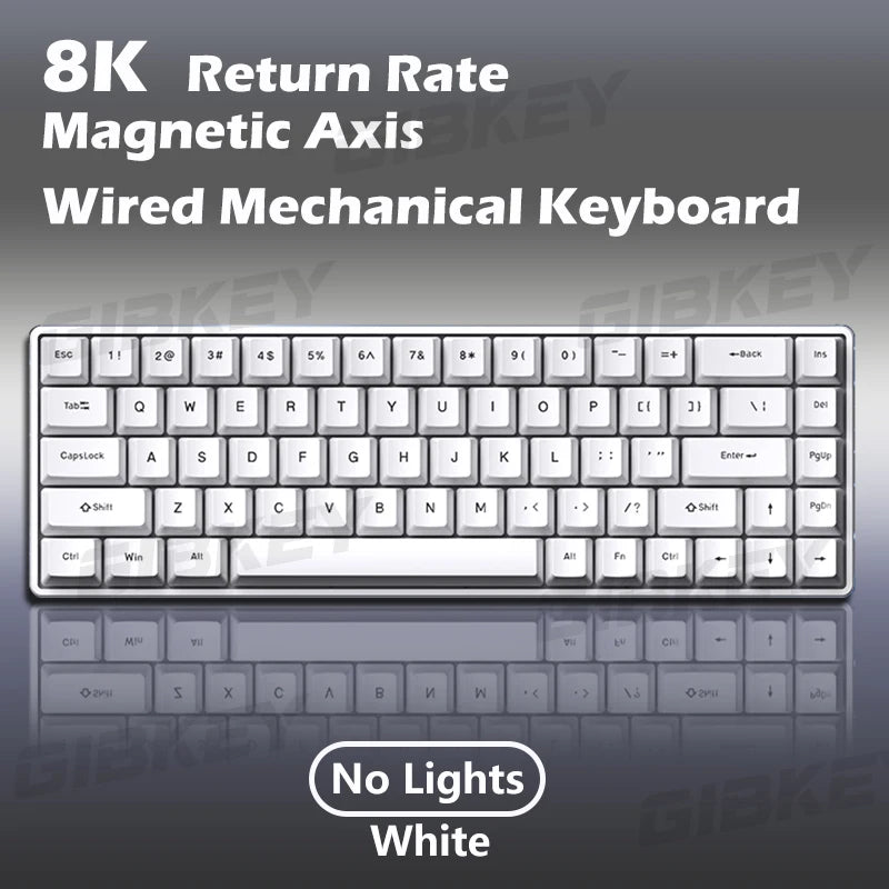 RGB Magnetic Axis Mechanical Keyboard 8K Return Rate Gaming Keyboard Hot Swappable switch Custom Key Range Game Esports keyboard