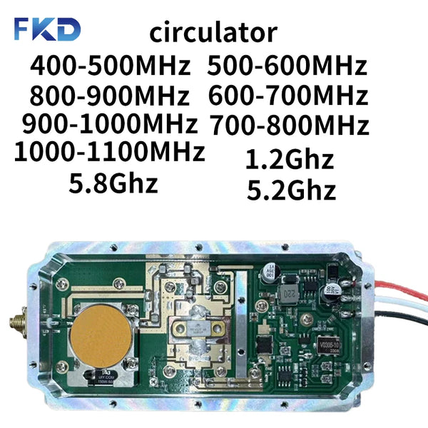 50W With circulator 420-450MHZ 500-700MHZ 700-1000MHZ Drone Module UAV  defense system Wireless Image Transmission Signal