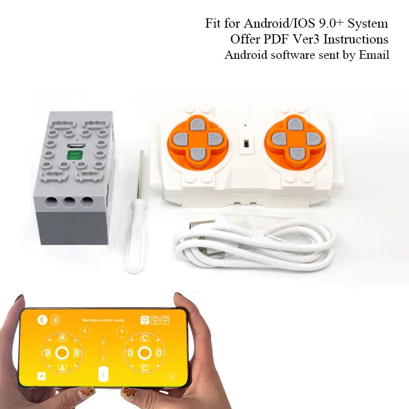 NEW Bluetooth Lithium Sbrick Buwizz Battery Box Motors Train Remote Control PF Brick Blocks Toy Suitable for IOS 9.0 and Android