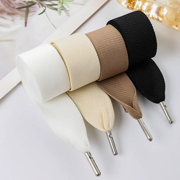 Solid Color Sports Pants Drawstring Strap Metal Head Belt Waist Rope Sweater Hoodies DIY Sewing Replacement Accessory 140CM