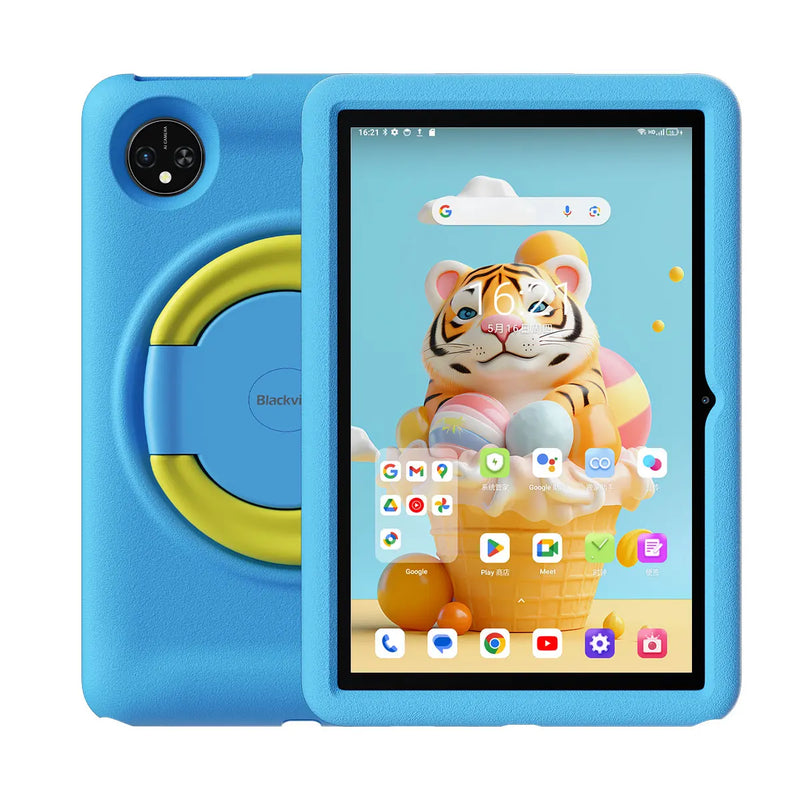 Blackview Tab 80 Kids Tablet,10.1" HD Display 4G WIFI Tablets,4GB+64GB Octa-core T606, 7680mAh Android 14 for Children Education