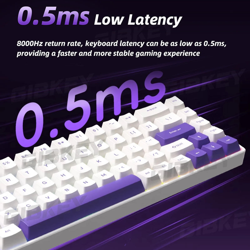 RGB Magnetic Axis Mechanical Keyboard 8K Return Rate Gaming Keyboard Hot Swappable switch Custom Key Range Game Esports keyboard