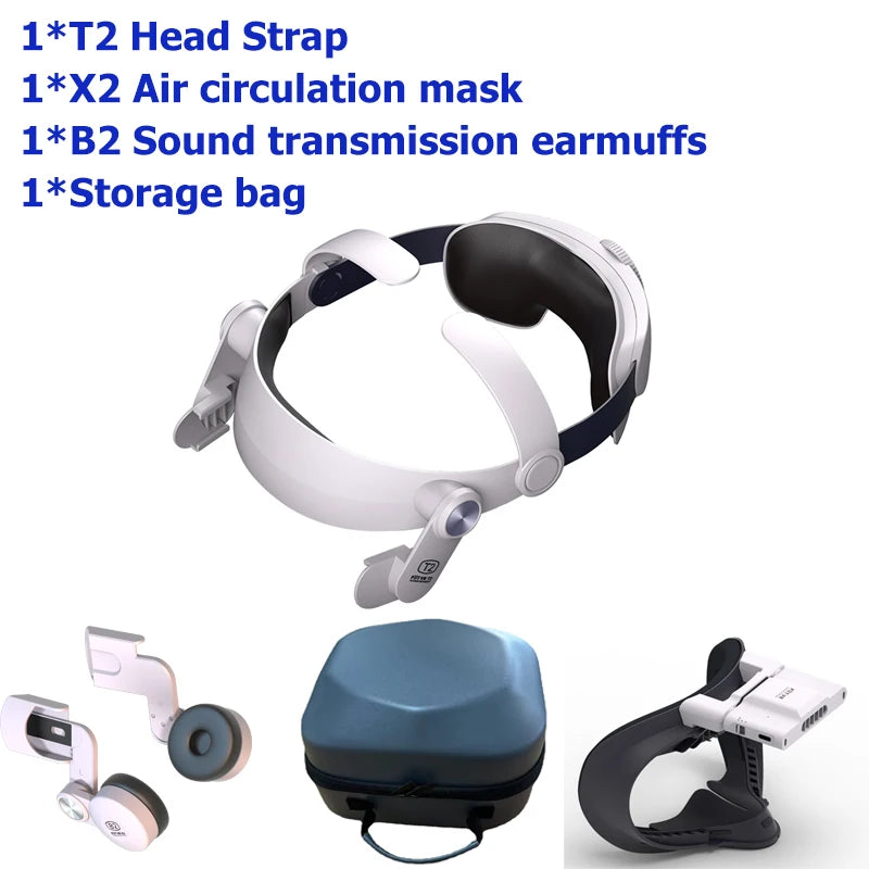 FIITVR T2 Head Strap With Battery For Oculus Quest 2 Adjustable Improve Comfort Halo Elite Strap For Oculus Quest 2 Accessories