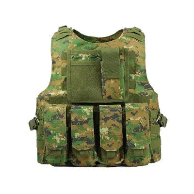 Children Outdoor CS Shooting Protection Gear Vest Kid Hunting Combat Training Camping Hunting Multi-function Tactical Waistcoat