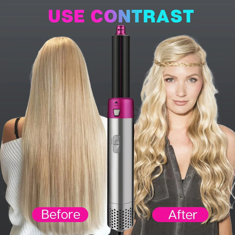 5-in-1 Hot Air Comb Multifunctional Automatic Curler Hair Dryer Hair Straightener professional hair styling tool Dyson Airwrap