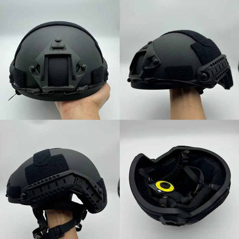 Fast HDPE NIJ IIIA High Cut Ballistic Helmet 2 Generation high-grade lining UHMW-PE Ballistic 3A Bulletproof Helmet