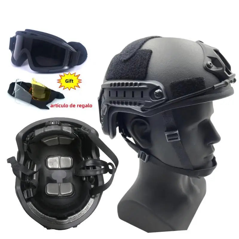 Tactical Helmet Kevla Tactical goggles Ballistic ACH High Cut High Quality Ballistic Helmet NIJ IIIA FAST Bulletproof helmet