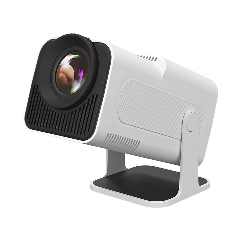 HY320 4K Android 11 Projector Native 1080P 400ANSI Dual WiFi6 BT5.0 Home Cinema Outdoor Portable Projetor LYNCAST Upgrade HY300