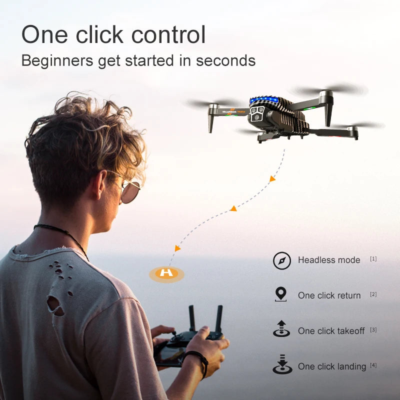 Xiaomi D9 DRONE 8K Brushless Motor Professional 4K Three Camera Obstacle Avoidance Optical Flow RC Quadcopter Gift Toys 15000M