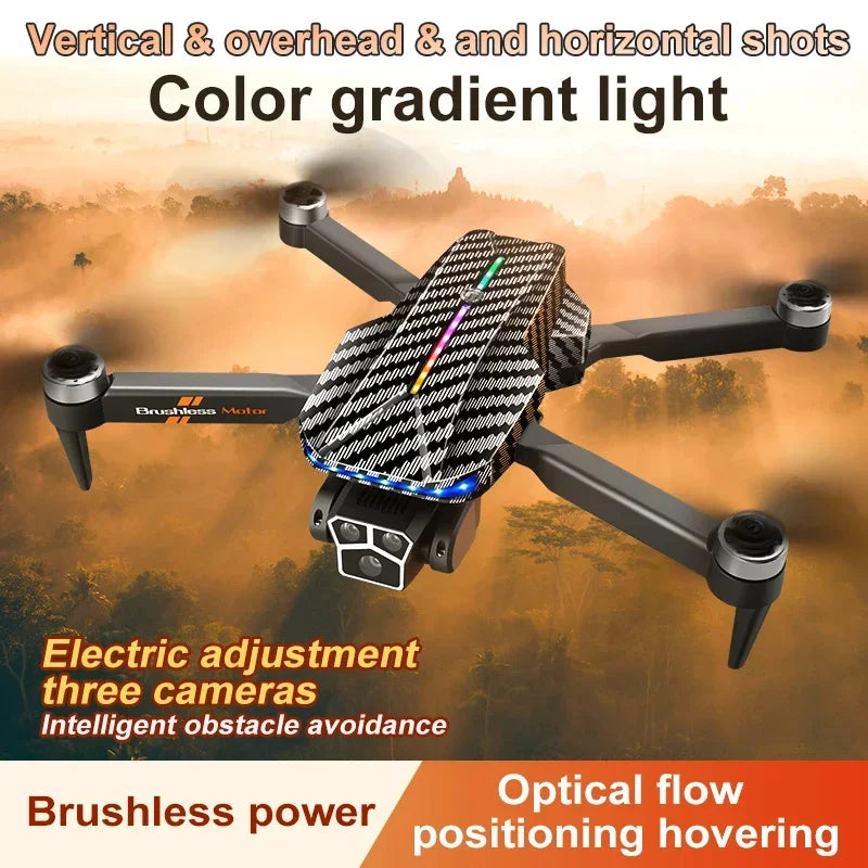 Xiaomi D9 DRONE 8K Brushless Motor Professional 4K Three Camera Obstacle Avoidance Optical Flow RC Quadcopter Gift Toys 15000M