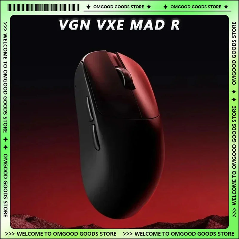 VGN VXE MAD R MAJOR PC Wireless Bluetooth E-sport Mouse 8K Low Latency Ultra-light FPS Gaming Customize E-sports Low Delay