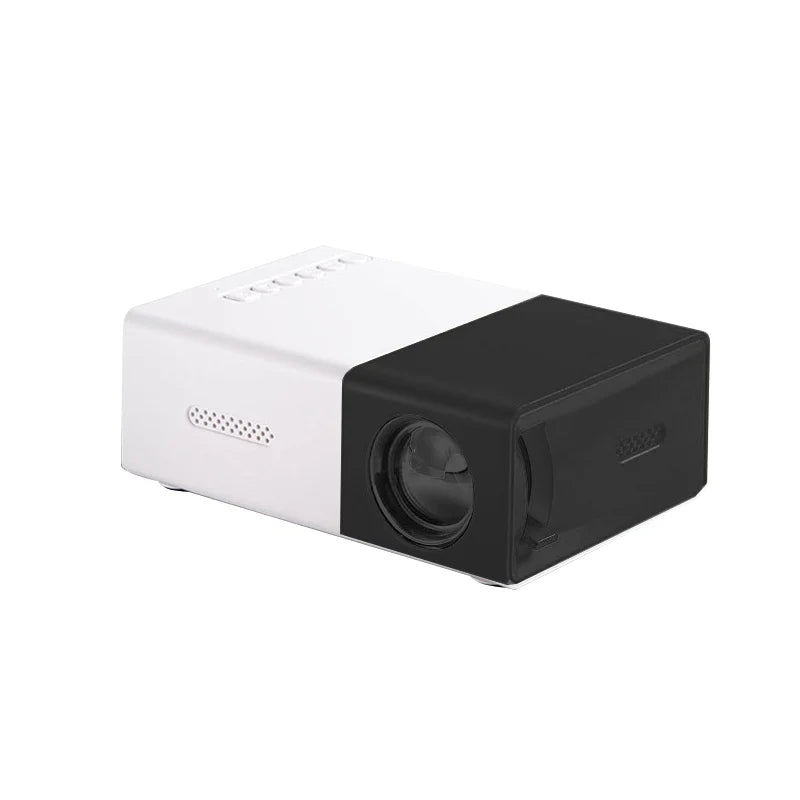 YG300 Mini LED Projector Yg300 Upgraded Version 1000 Lumen 320x240P HDMI-compatible USB Audio Home Media Player Beamer