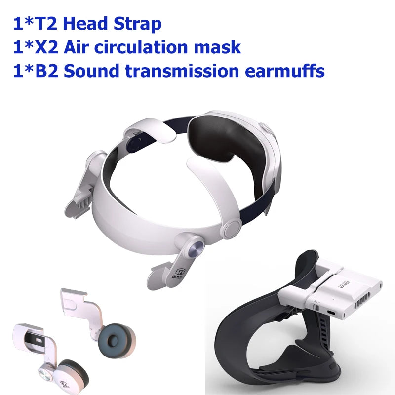 FIITVR T2 Head Strap With Battery For Oculus Quest 2 Adjustable Improve Comfort Halo Elite Strap For Oculus Quest 2 Accessories