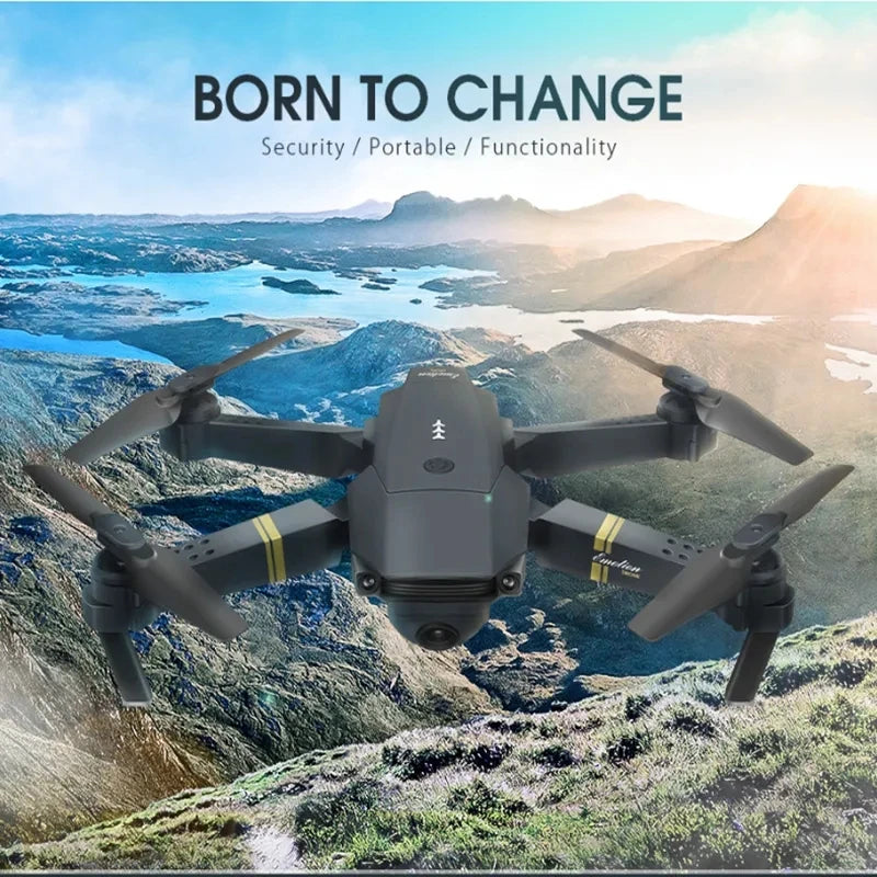 E58 TYRC Mini RC Drone With 4K Camera  HD Wifi Fpv Photography Foldable Quadcopter Fixed Height Professional Drones Toys Boy