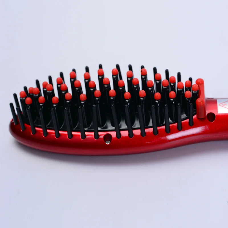 New Professional Electric Hair Straightener Comb Hair Brush Straightening Irons EU/ US/ UK/AU Plug