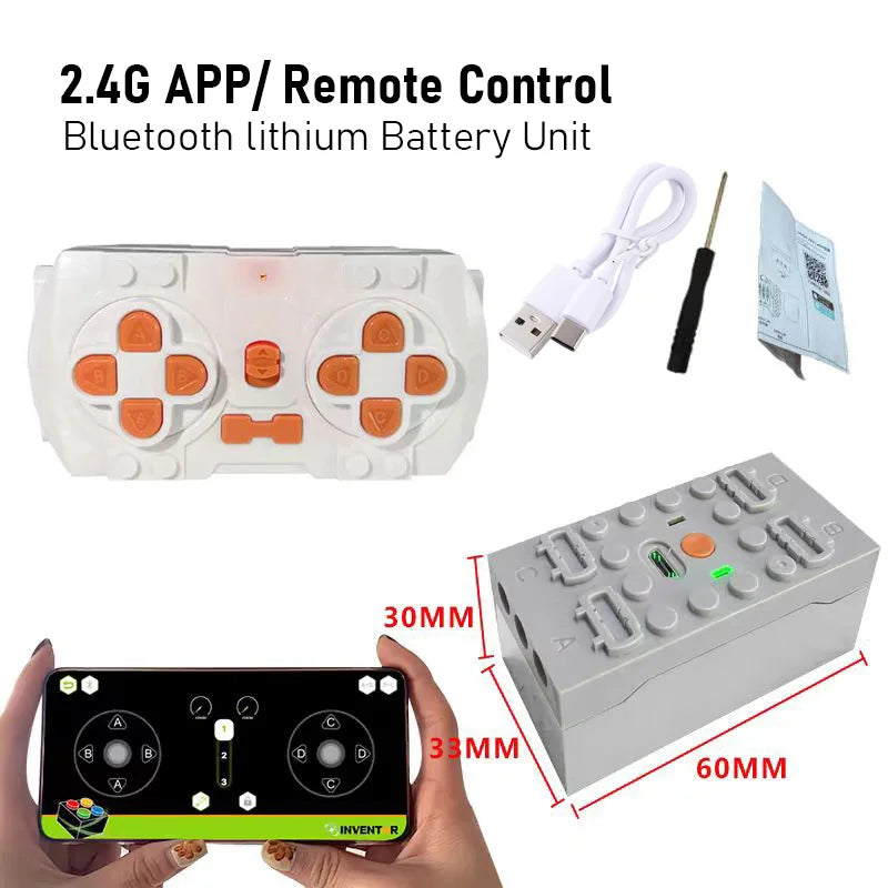 NEW Bluetooth Lithium Sbrick Buwizz Battery Box Motors Train Remote Control PF Brick Blocks Toy Suitable for IOS 9.0 and Android