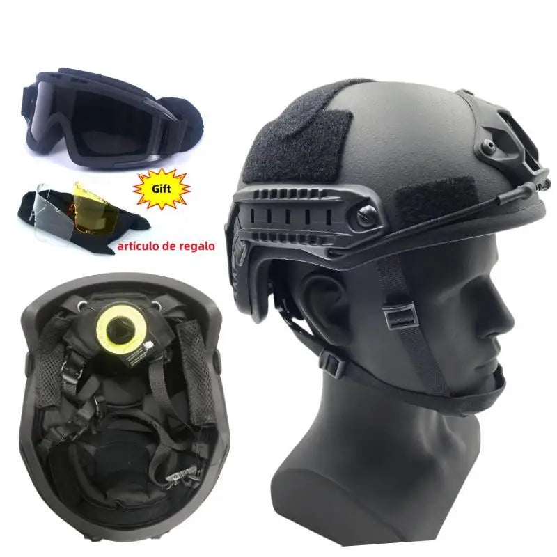 Tactical Helmet Kevla Tactical goggles Ballistic ACH High Cut High Quality Ballistic Helmet NIJ IIIA FAST Bulletproof helmet