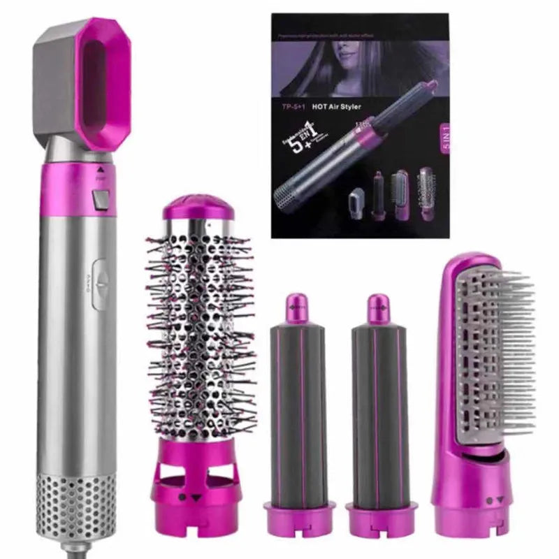 5-in-1 Electric Hair Brush Dyson Airwrap Multifunctional Straight Hair Brush Hair Dryer Brush Curly Hair Brush Hair Styling Tool