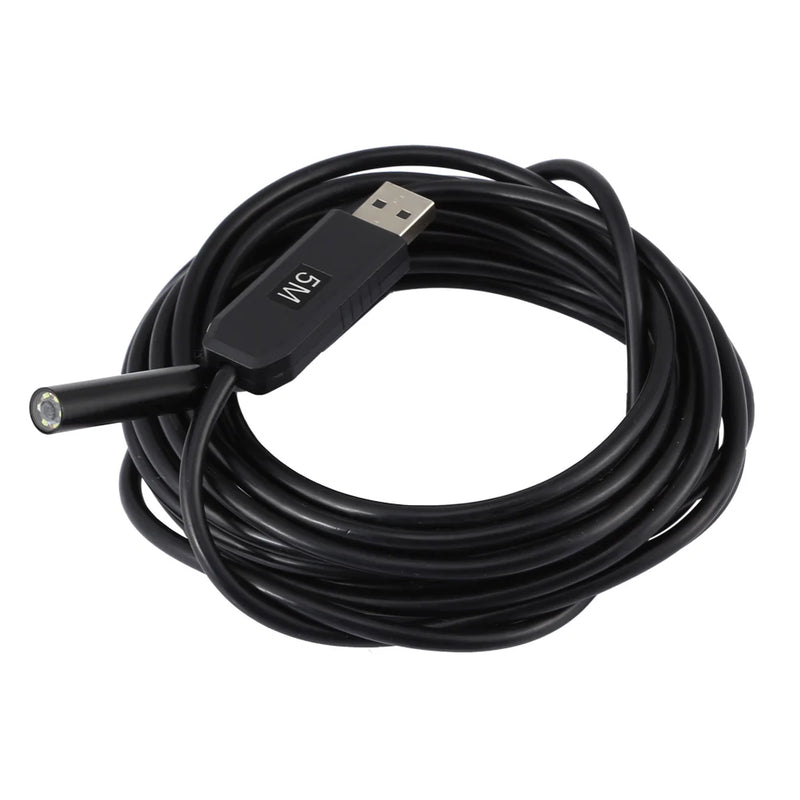 USB Cable Endoscope Camera HD USB Borescope Snake Camera IP67 Waterproof Inspection Camera For PC Windows Macbook