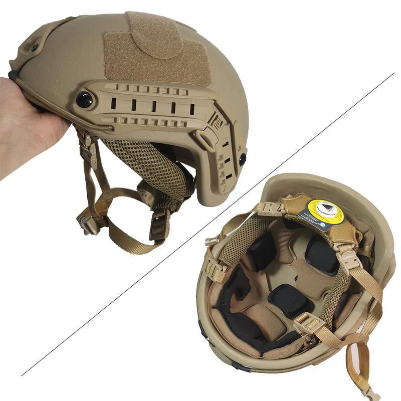 LPRED Fast HDPE NIJ IIIA High Cut Ballistic Helmet 2 Generation MICH2000B UHMW-PE Ballistic IIIA Bulletproof Helmet